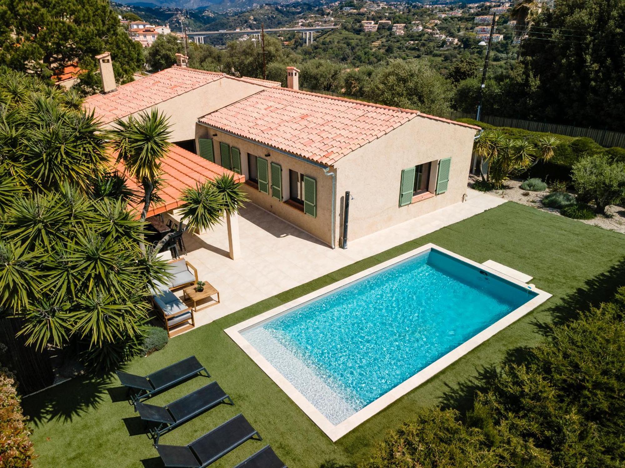 Nice Renting - Bellet - Live A Dream Villa Pool 3 Bedroom Garden Parking Extérieur photo